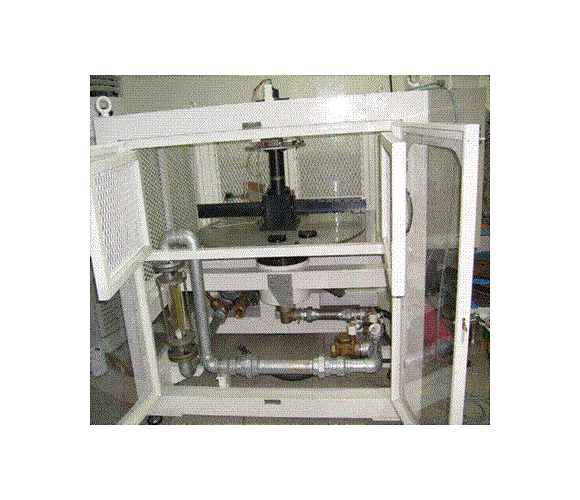 Rotating channel test apparatus (real)